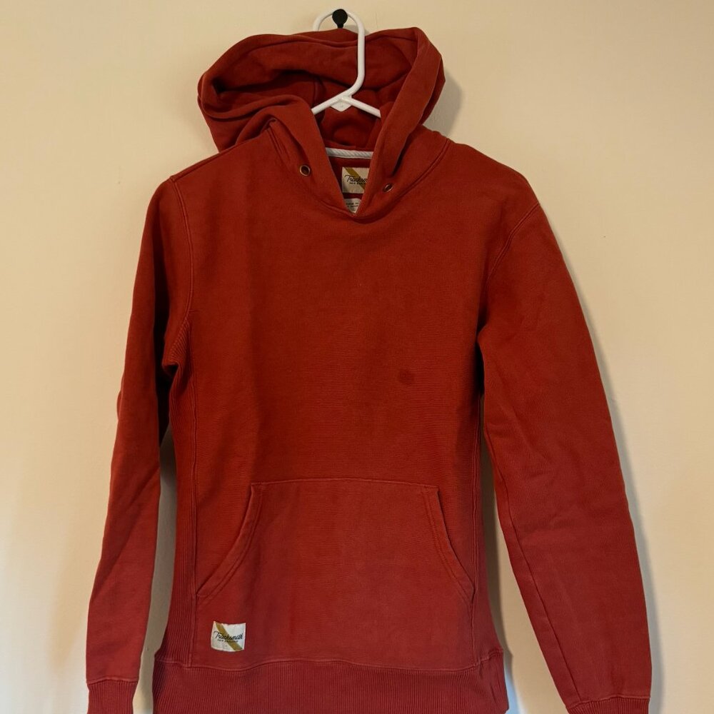 Tracksmith Trackhouse Sweatshirt - Clay/Deep Orange, XS